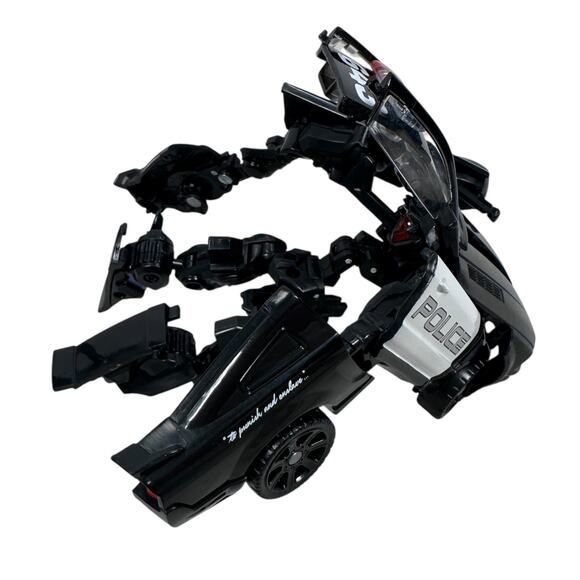 Transformers Barricade Converting Action Figure 7" Black Collectable Toy Police - Picture 3 of 6